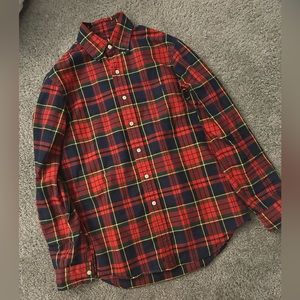 Polo Ralph Lauren Red and Yellow Plaid Shirt